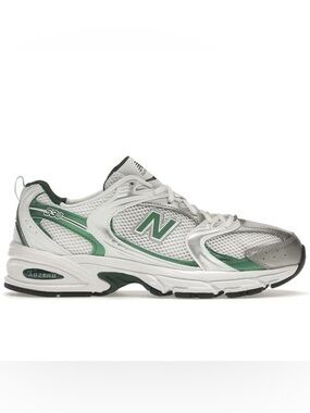 New Balance Women’s White & Green Running Shoe